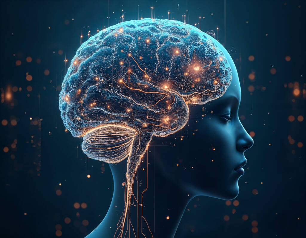 alpha gpc wsparcie nootropowe obrazek prezentujący mózg i neurony