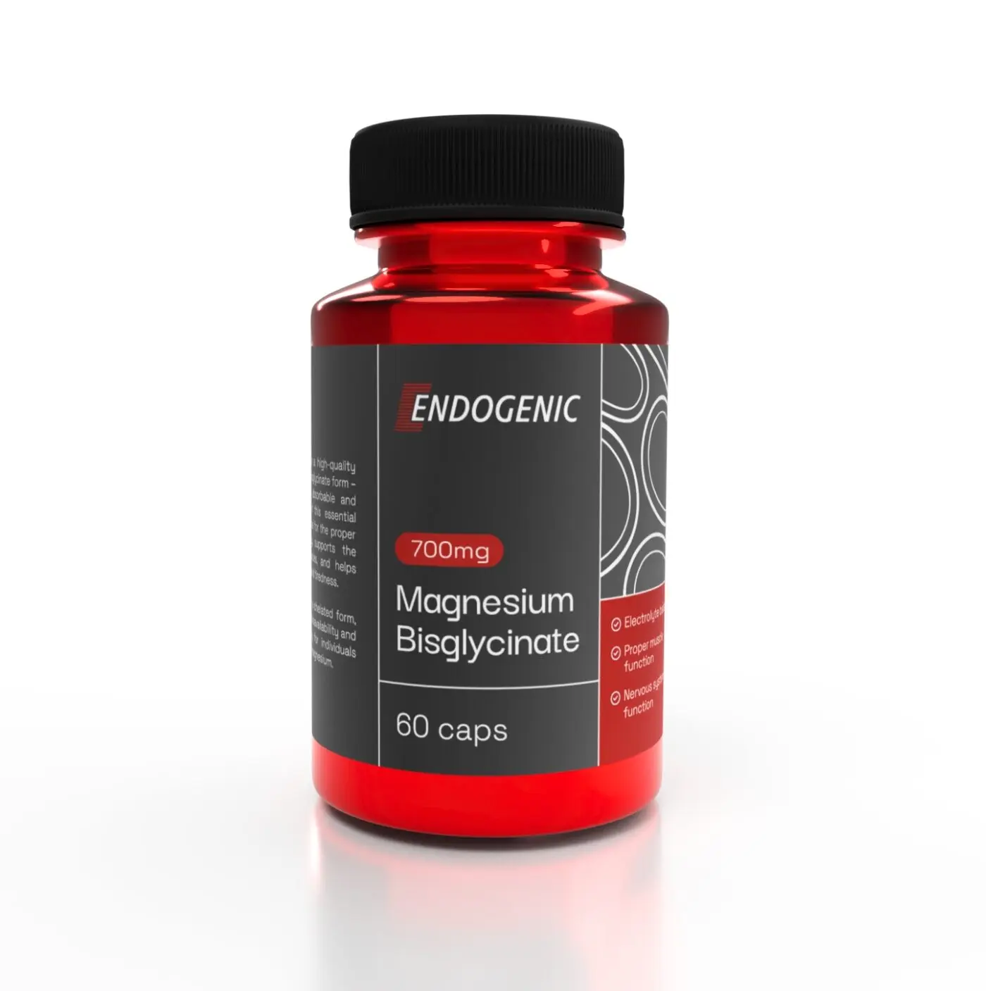 Magnesium Bisglycinate (chelated) 700mg 60caps