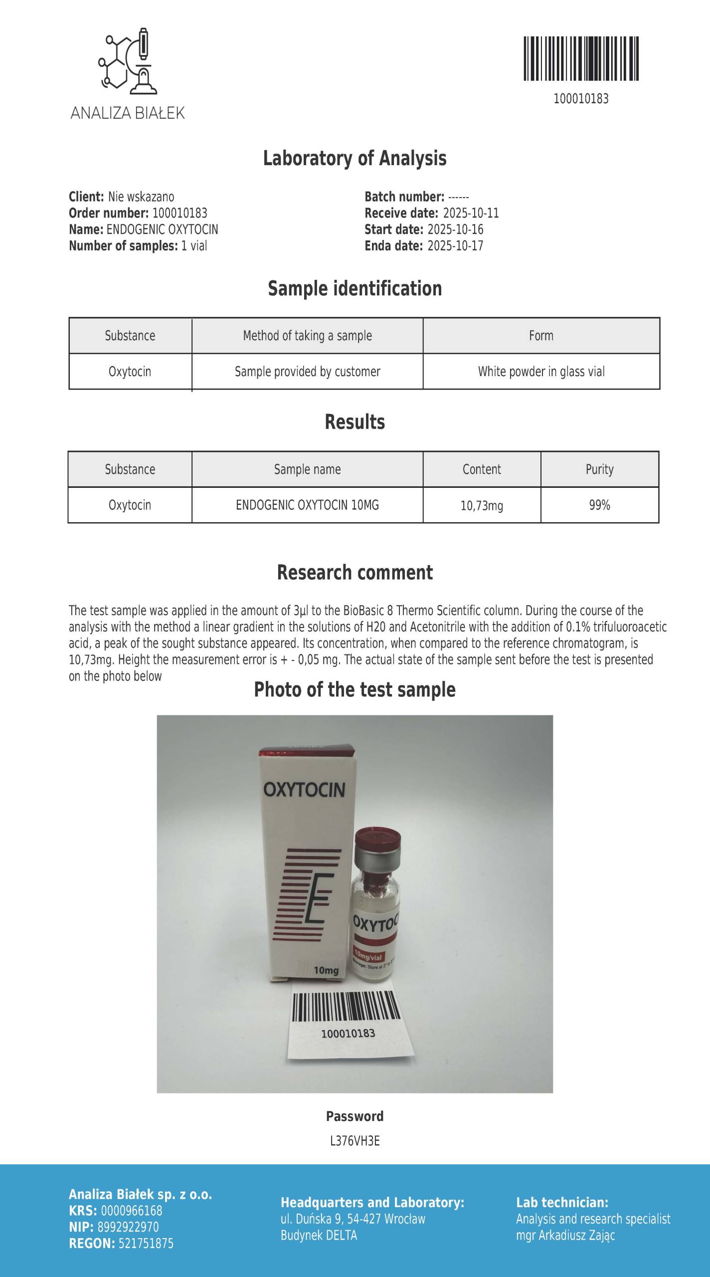Analiza_L376VH3E oxytocin_Strona_1