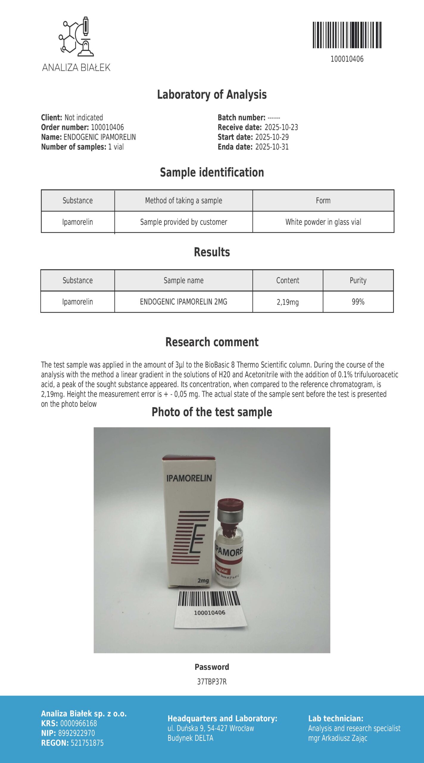 Ipamorelin 2mg