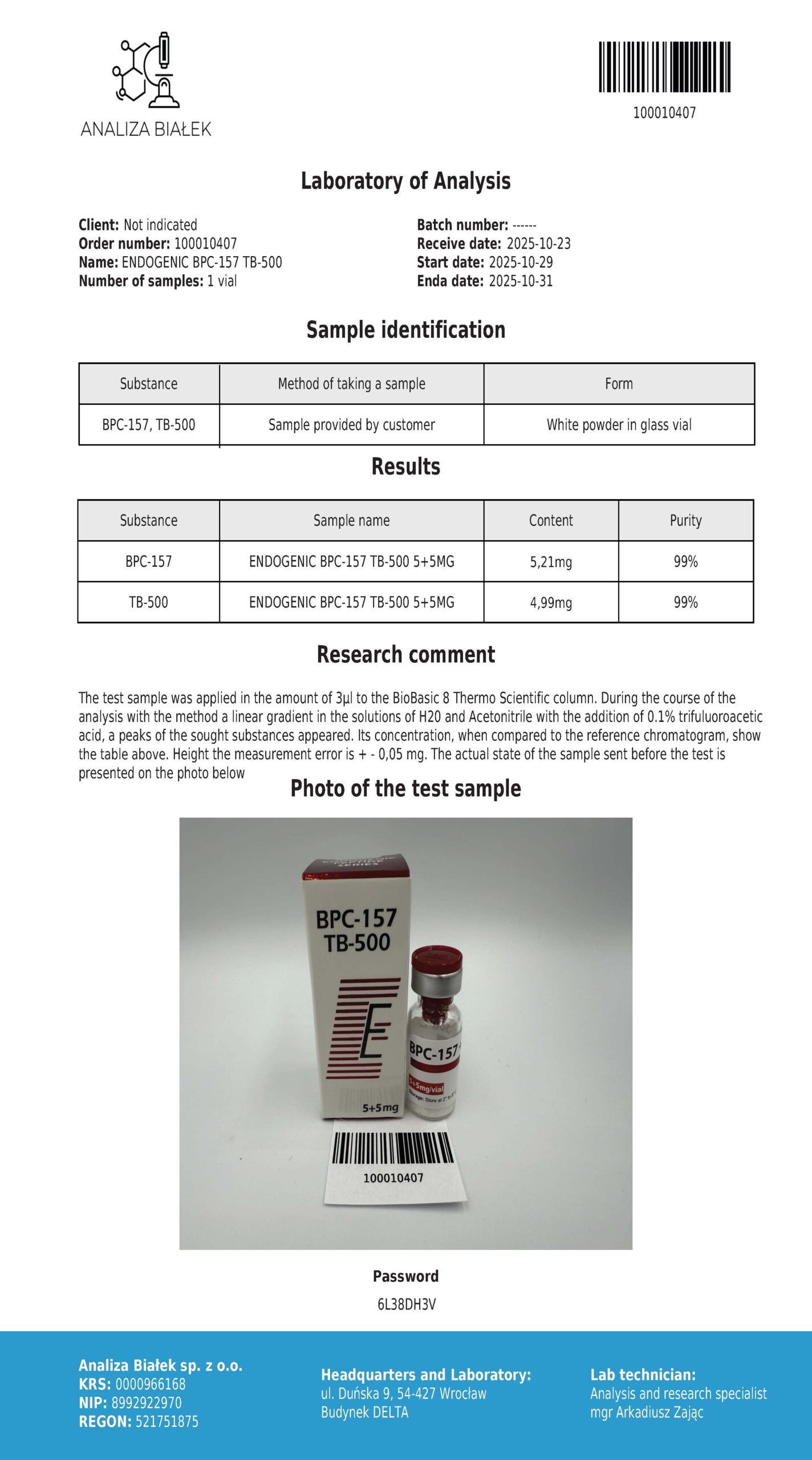 bpc-157 dawkowanie + TB-500 5+5mg 5-Amino-1MQ: Research & Questions