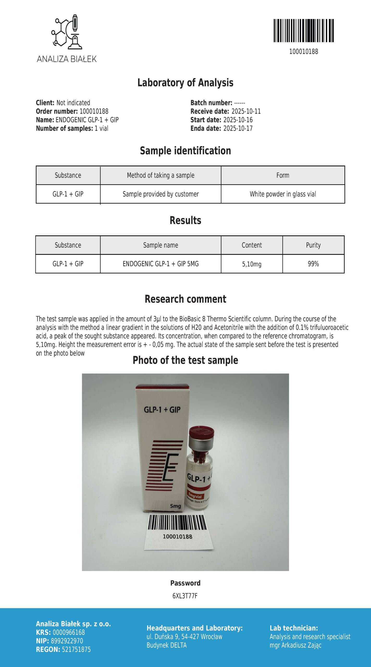 GLP-1 + GIP 5mg