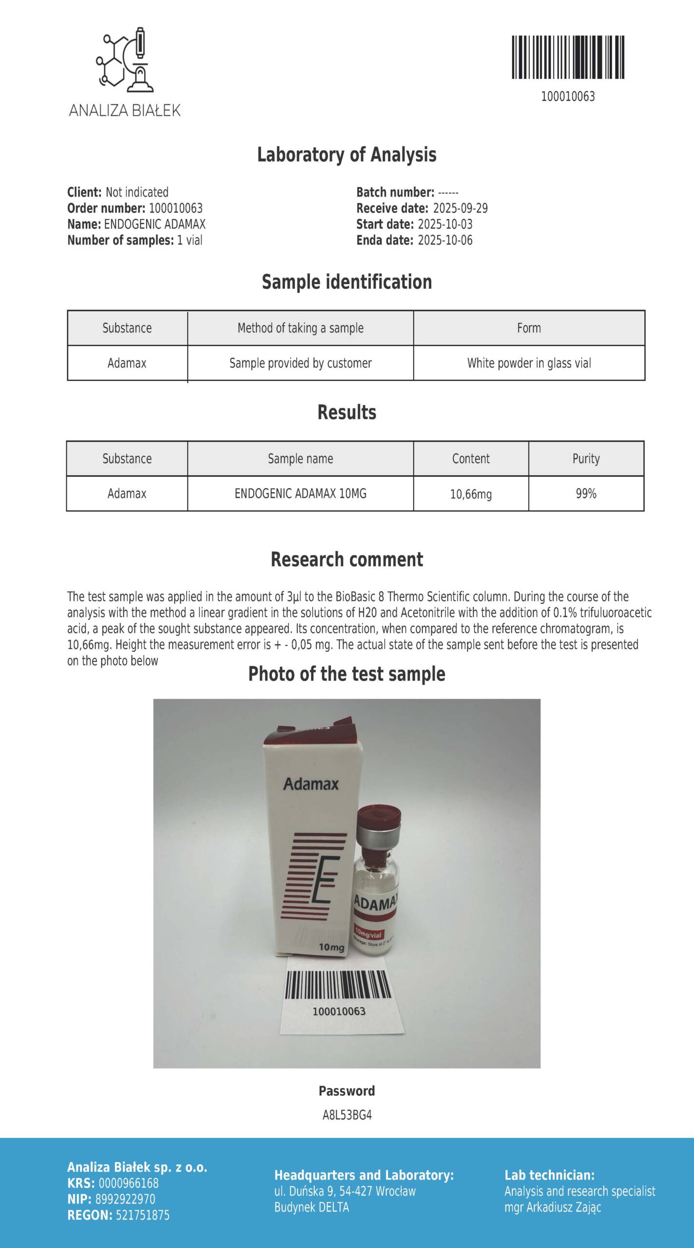 Adamax 10mg