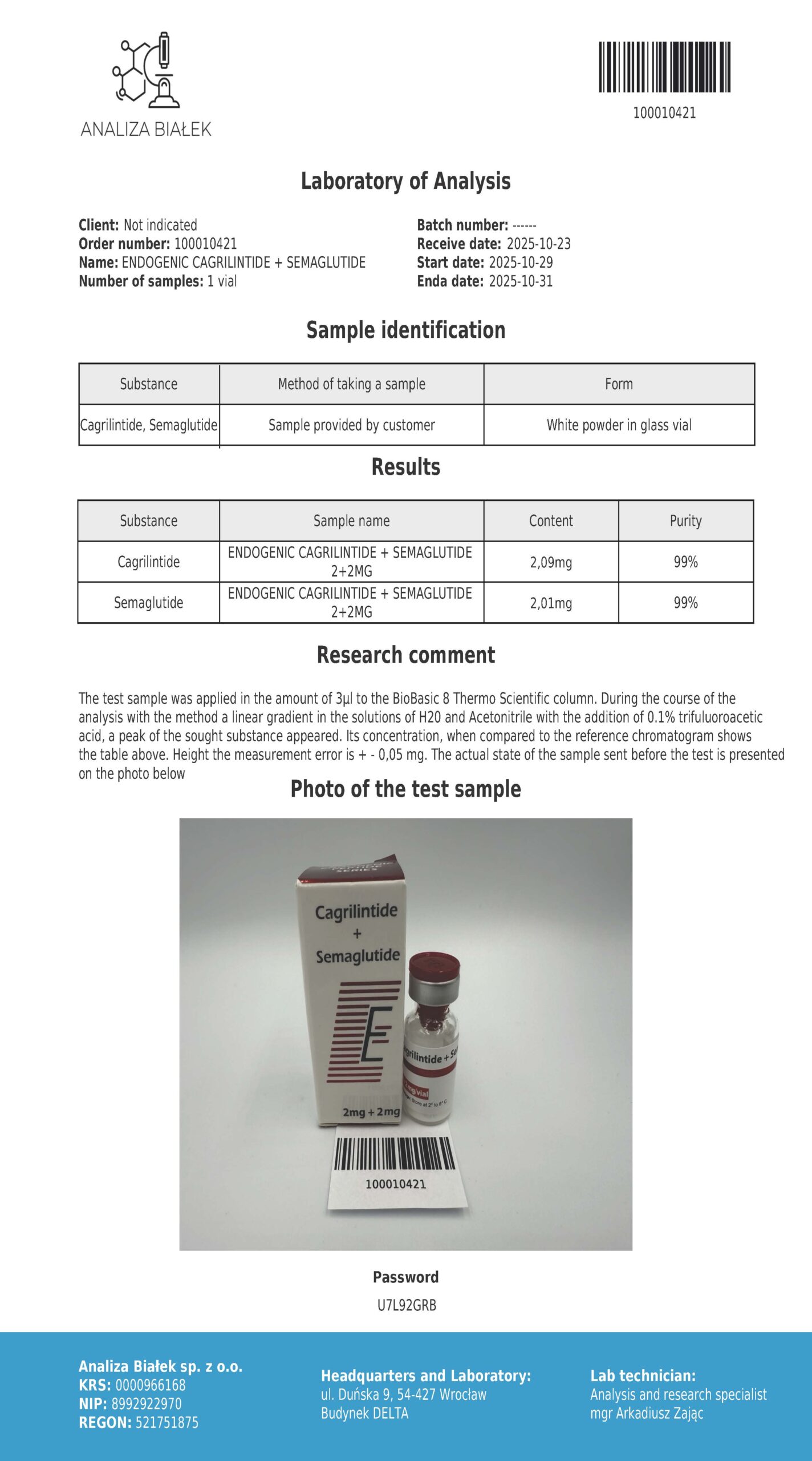 Semaglutide + Cagrilintide 2+2mg