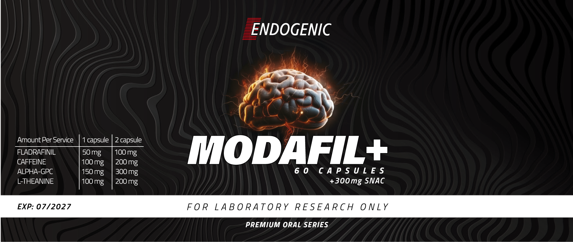 Modafil + 60 caps