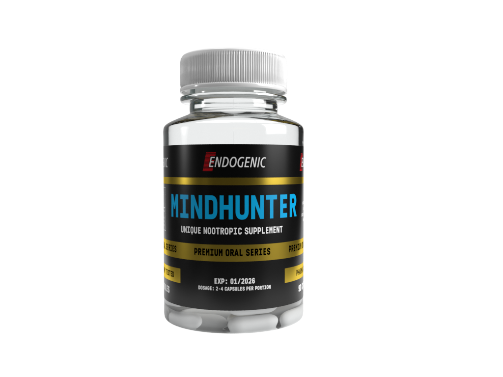 MINDHUNTER - PHENYLPIRACETAM / ANIRACETAM / ALPHA-GPC - Nootropic Supplement